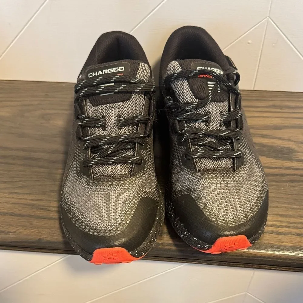 Under Armour Gray and Red Athletic Shoes Goretex